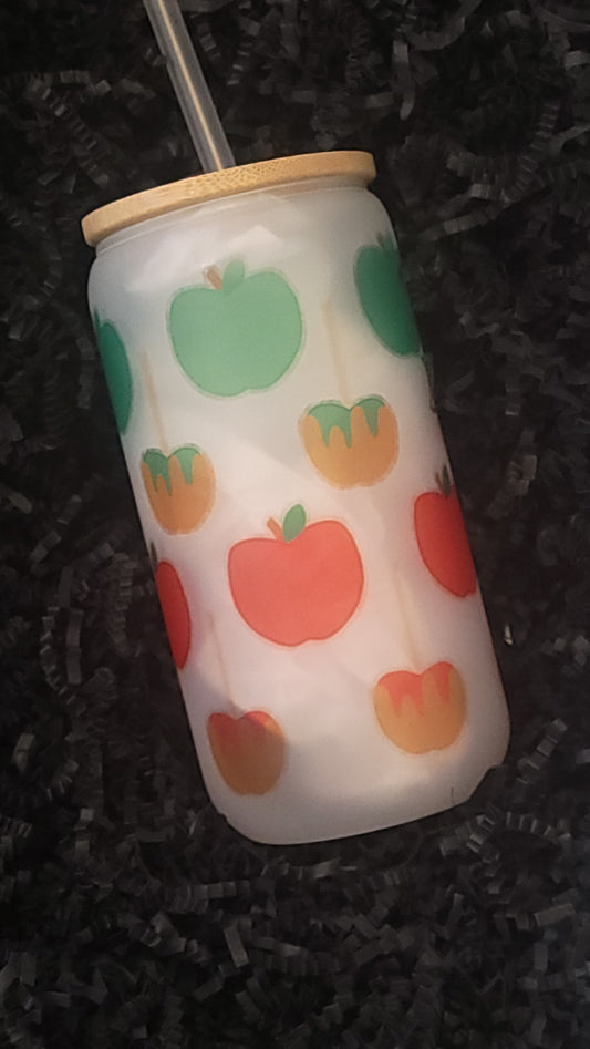 Candy Apple 16 oz Frosted Tumbler