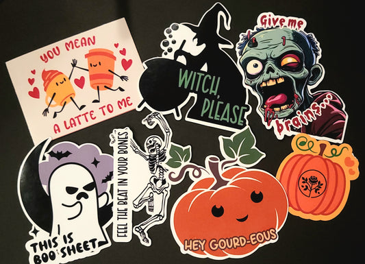 Halloween 2024 Sticker 12-Pack