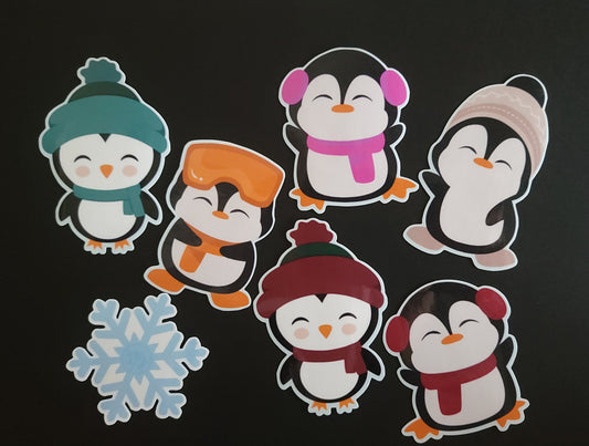 Chilly Penguins Sticker 12 Pack