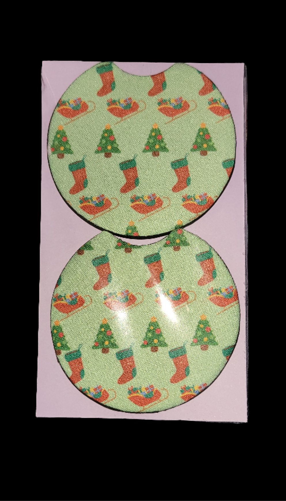 Christmas Car Coaster 2Pack